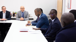 Senegal Botschafter Besuch des senegalesischen Botschafters
