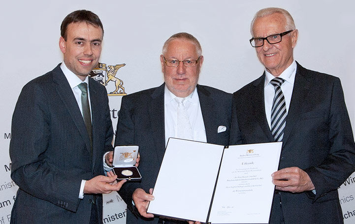 "Wirtschaftsmedaille" medal 2013